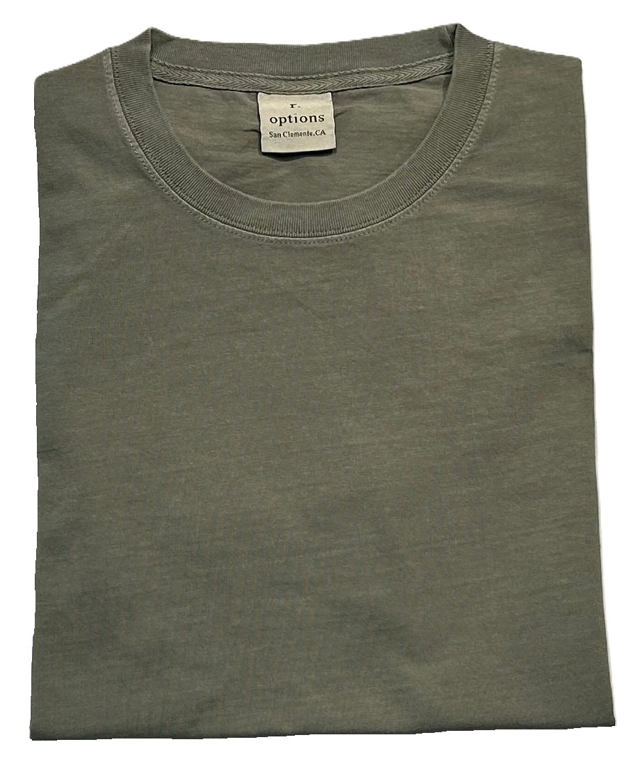 r-options Ringspun Pigment Dyed Short Sleeve Tee