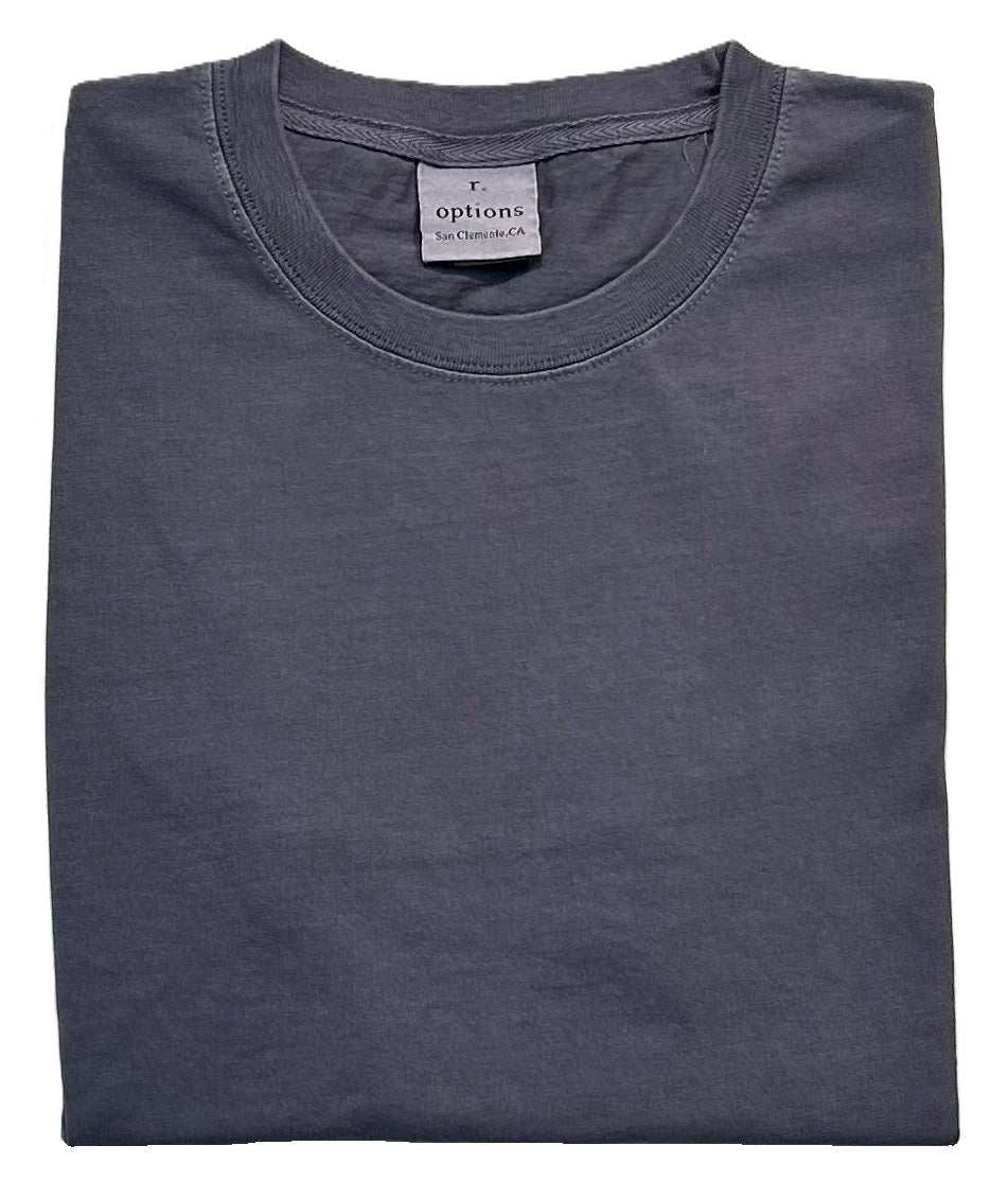 r-options Ringspun Pigment Dyed Short Sleeve Tee