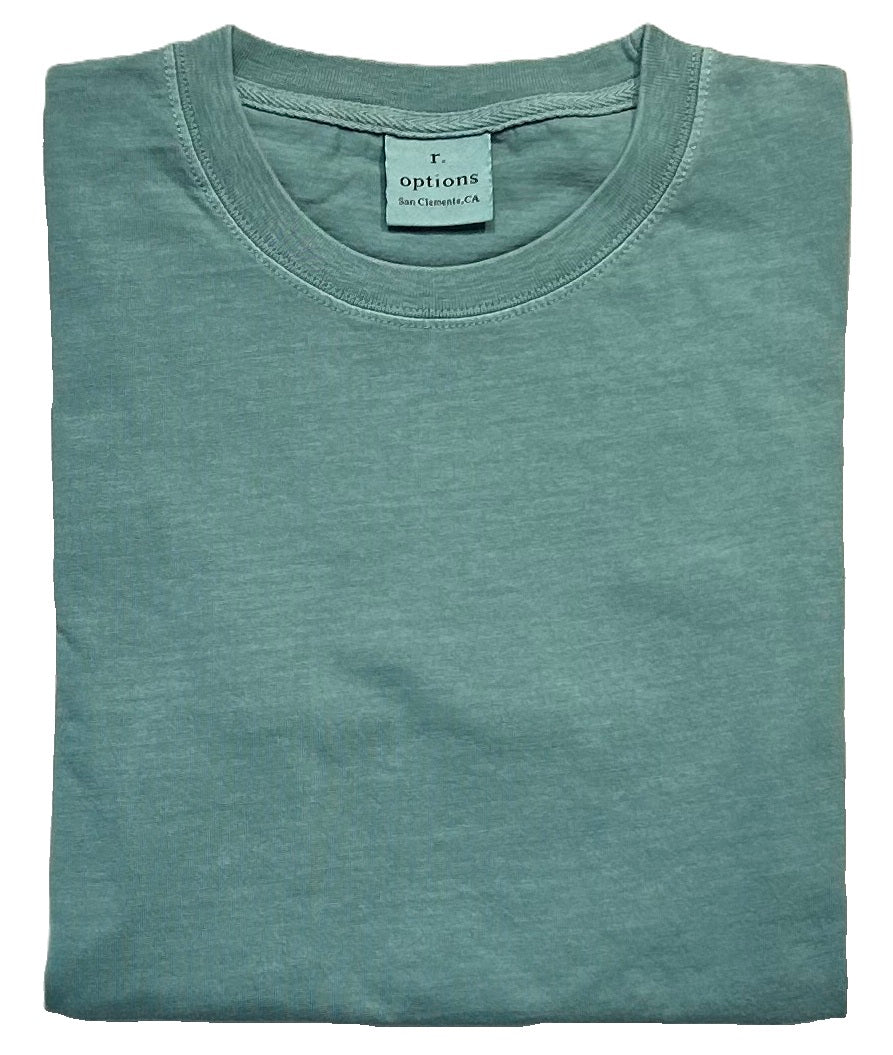 r-options Ringspun Pigment Dyed Short Sleeve Tee