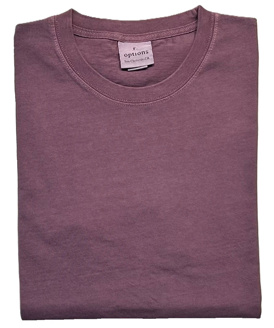 r-options Ringspun Pigment Dyed Short Sleeve Tee