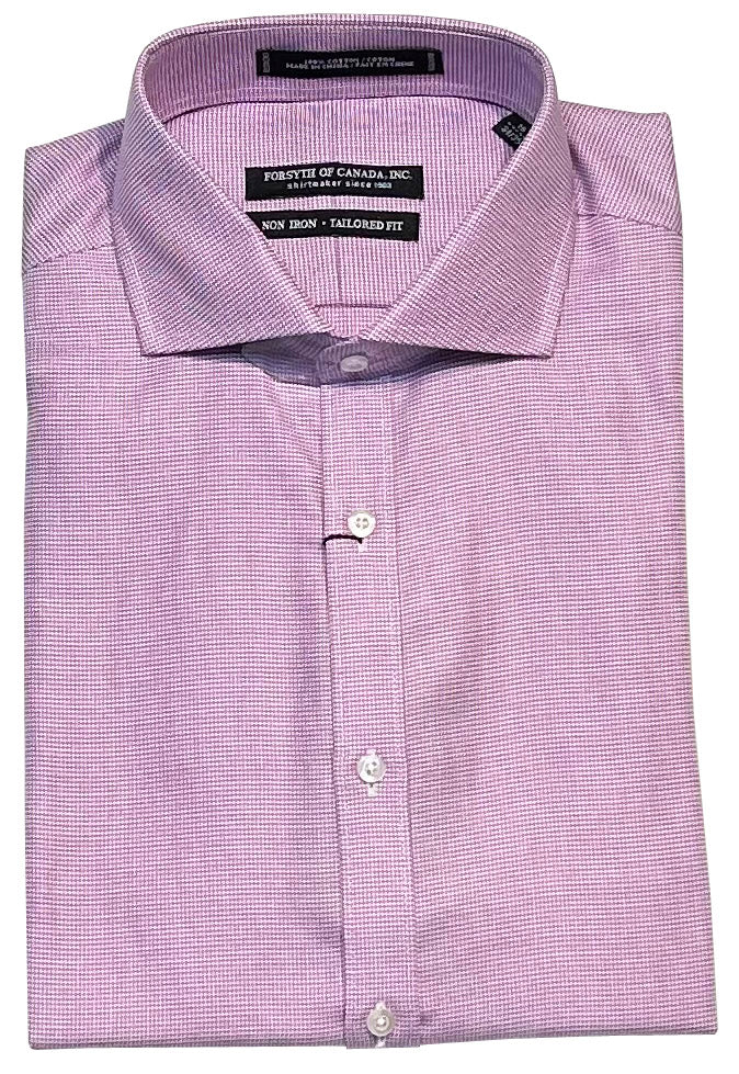 Forsyth of Canada Tailored Fit Spread Collar Non-Iron Dress Shirt
