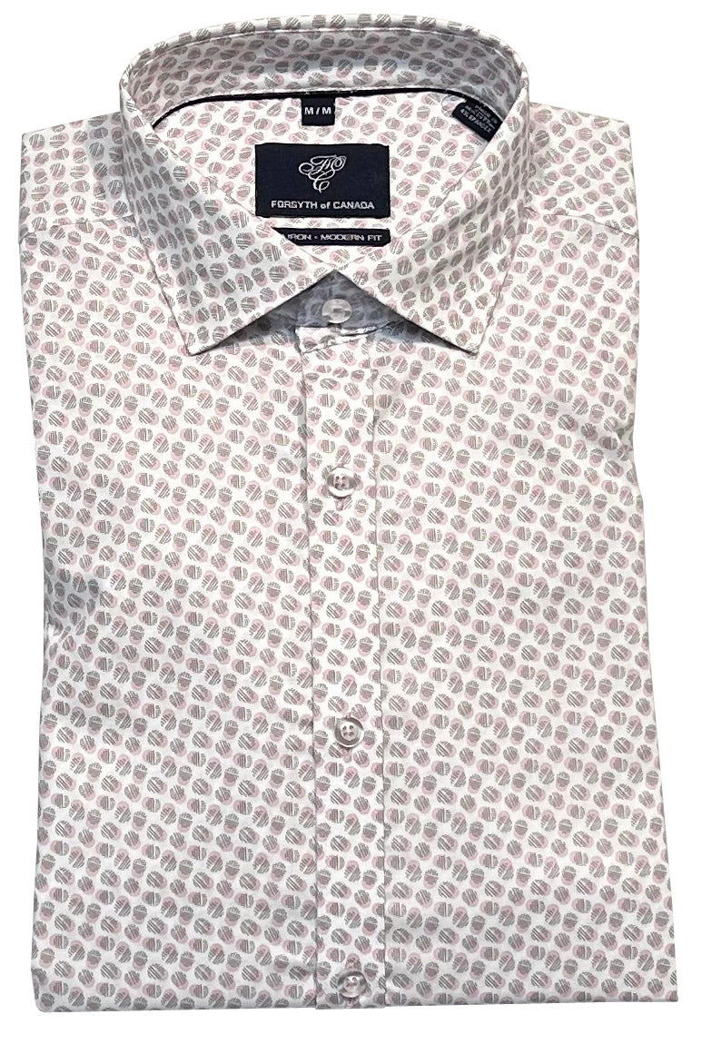 Forsyth of Canada Long Sleeve Modern Fit Non-Iron Stretch Sport Shirt