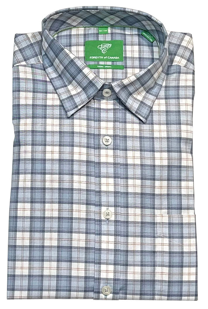 Forsyth of Canada Long Sleeve Tailored Fit Non-Iron Sport Shirt