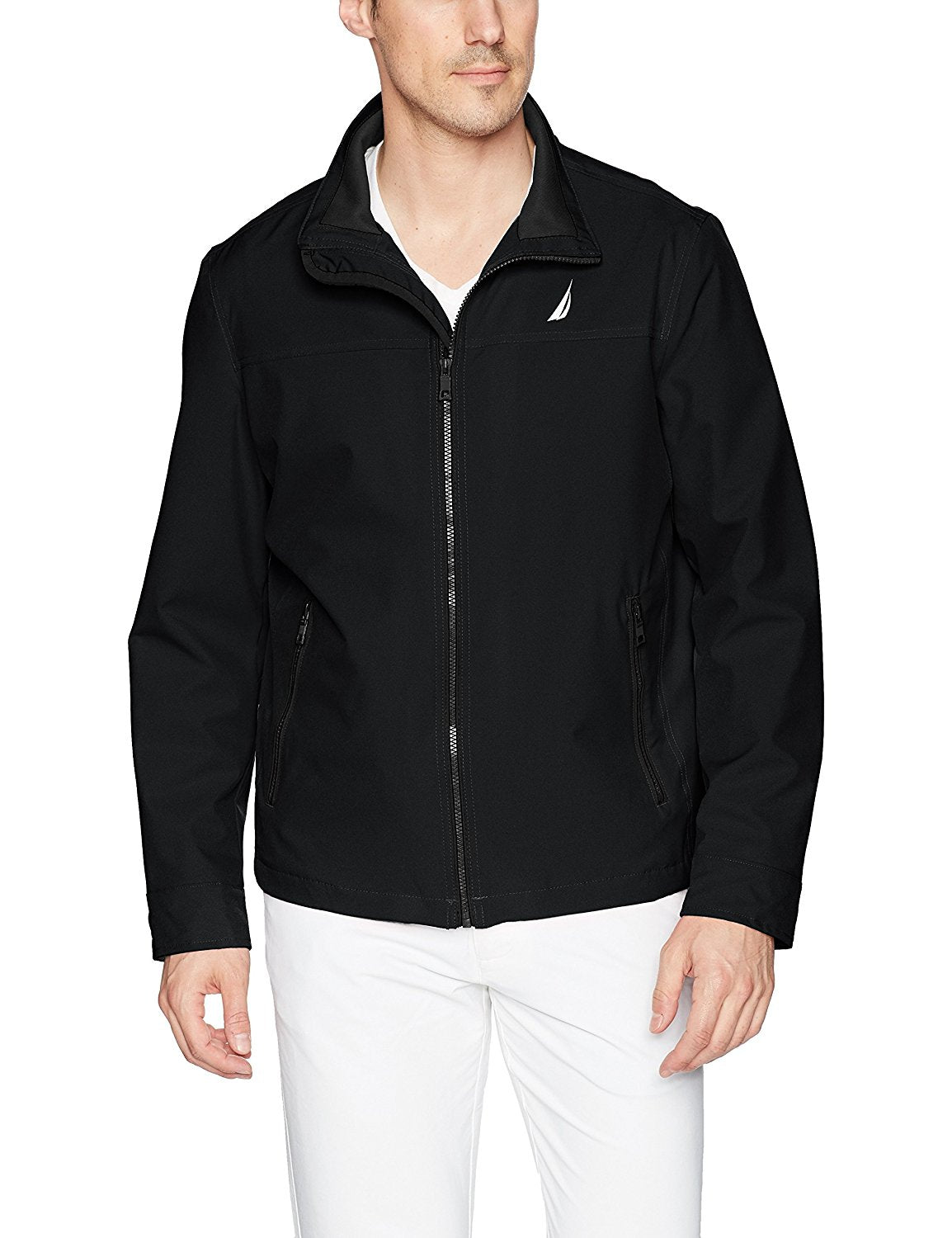 Nautica Poly Stretch Open Bottom Golf Jacket