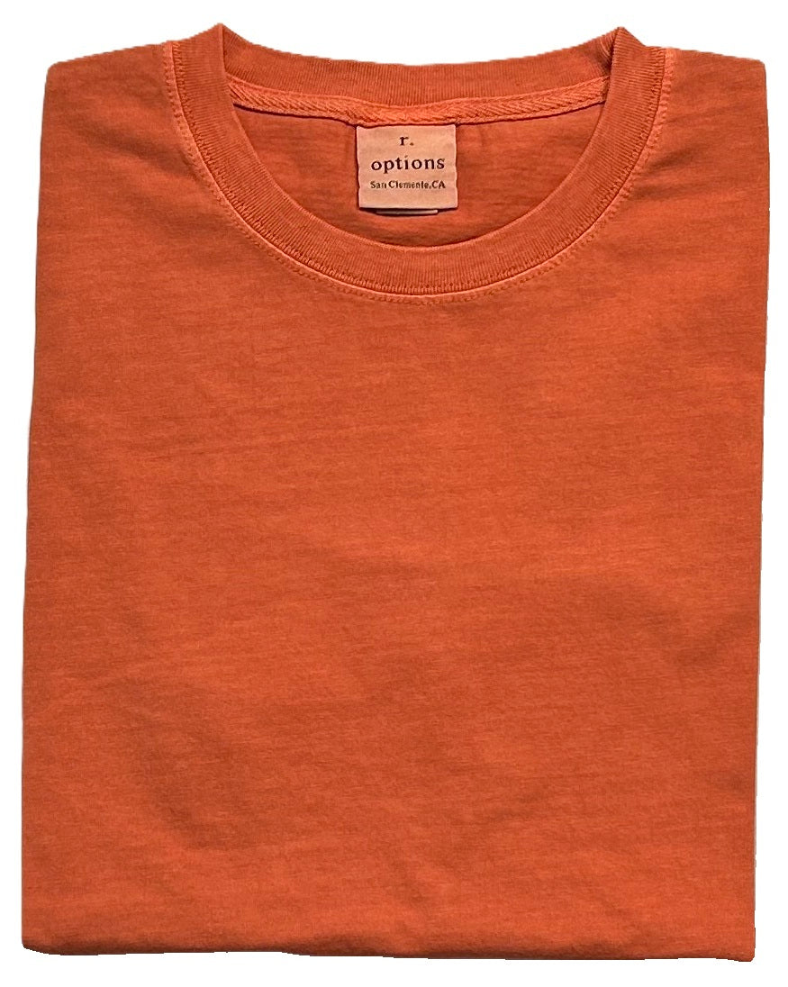 r-options Ringspun Pigment Dyed Short Sleeve Tee