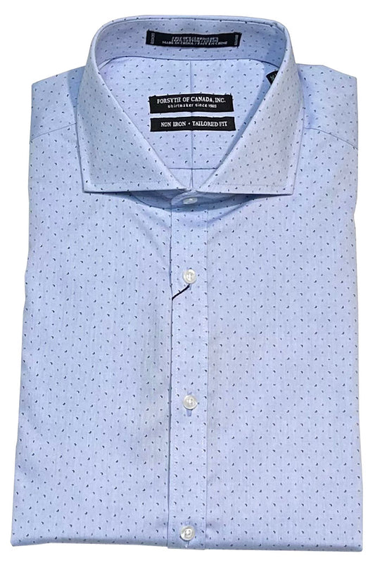 Forsyth of Canada Tailored Fit Spread Collar Non-Iron Dress Shirt