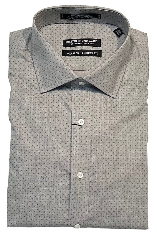 Forsyth of Canada Modern Fit Spread Collar Non-Iron Stretch Dress Shirt