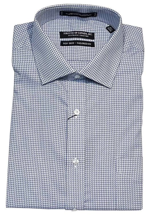 Forsyth of Canada Tailored Fit Spread Collar Non-Iron Dress Shirt