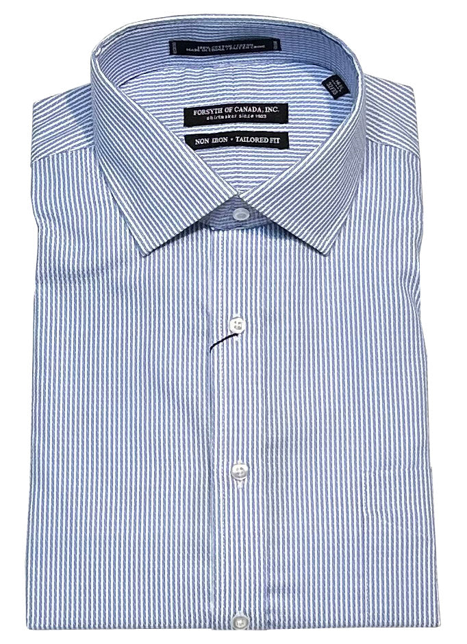 Forsyth of Canada Tailored Fit Spread Collar Non-Iron Dress Shirt