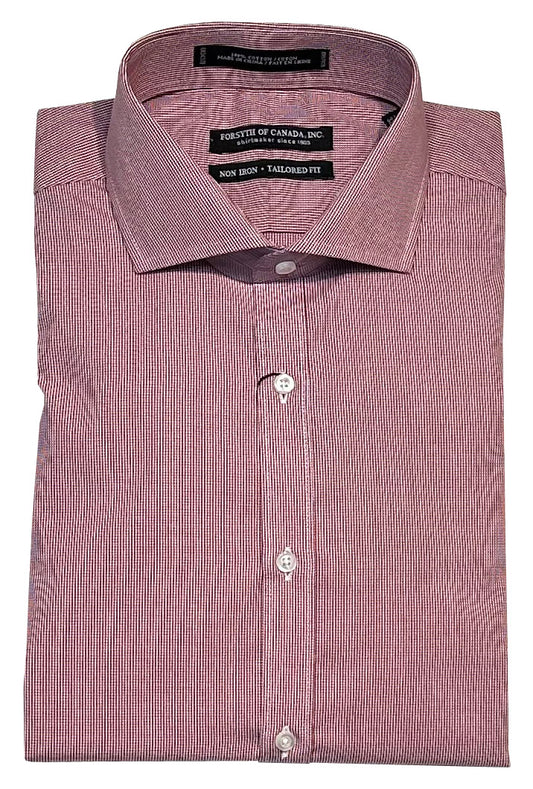 Forsyth of Canada Tailored Fit Spread Collar Non-Iron Dress Shirt
