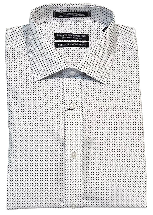 Forsyth of Canada Modern Fit Spread Collar Non-Iron Stretch Dress Shirt