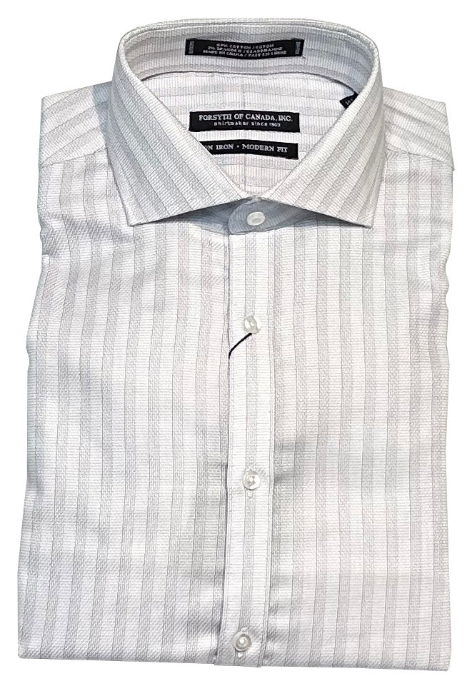 Forsyth of Canada Modern Fit Spread Collar Non-Iron Stretch Dress Shirt