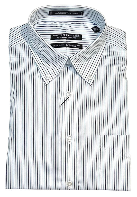 Forsyth of Canada Tailored Fit Button Down Collar Non-Iron Dress Shirt