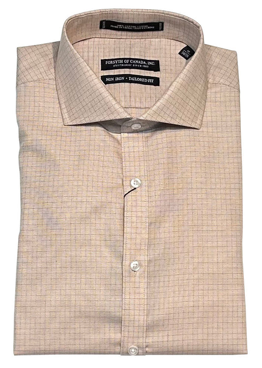 Forsyth of Canada Tailored Fit Spread Collar Non-Iron Dress Shirt