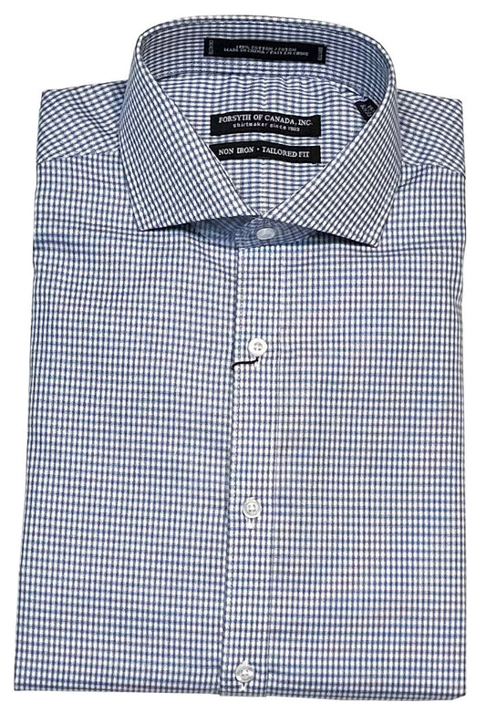 Forsyth of Canada Tailored Fit Spread Collar Non-Iron Dress Shirt
