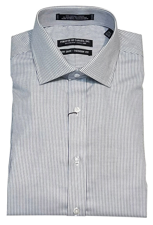 Forsyth of Canada Modern Fit Spread Collar Non-Iron Stretch Dress Shirt