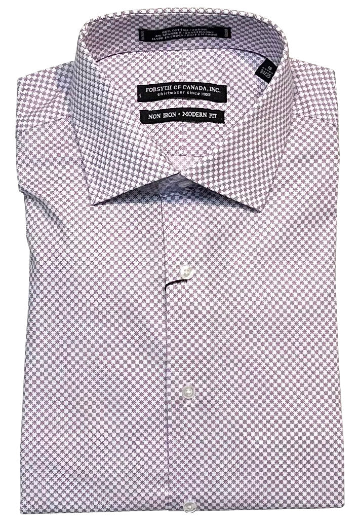 Forsyth of Canada Modern Fit Spread Collar Non-Iron Stretch Dress Shirt