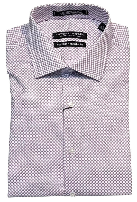 Forsyth of Canada Modern Fit Spread Collar Non-Iron Stretch Dress Shirt