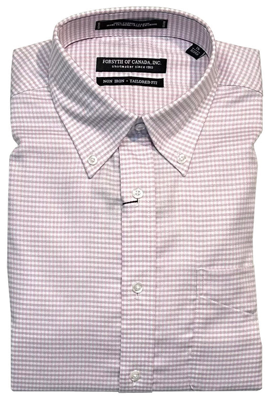 Forsyth of Canada Tailored Fit Button Down Collar Non-Iron Dress Shirt