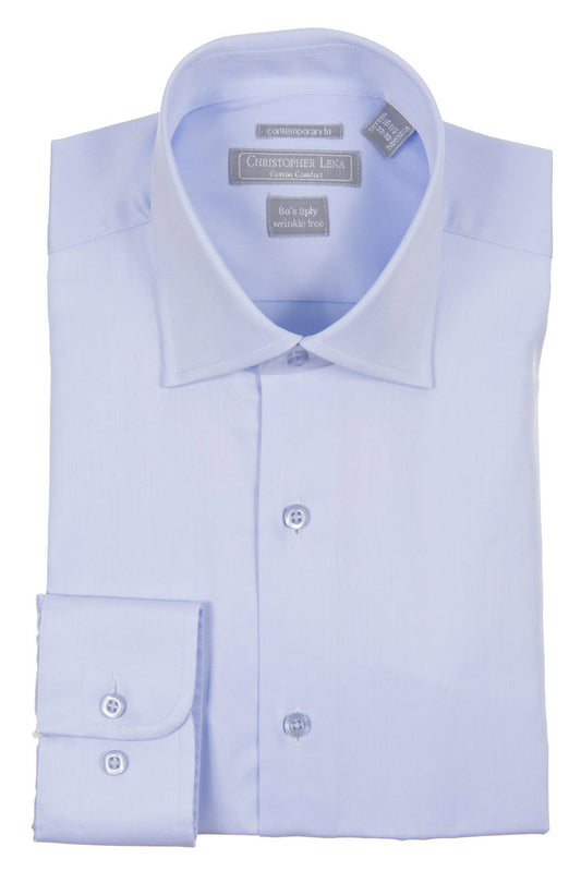 Christopher Lena Contemporary Fit Long Sleeve Non-Iron Dress Shirt